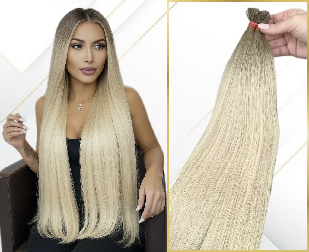 Extensii Cheratina Russian Hair Ombre #8/#10